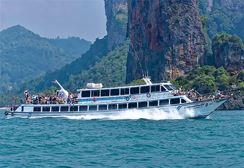 ท่าเรือรัษฎา ไปอ่าวนาง เรือเฟอร์รี่